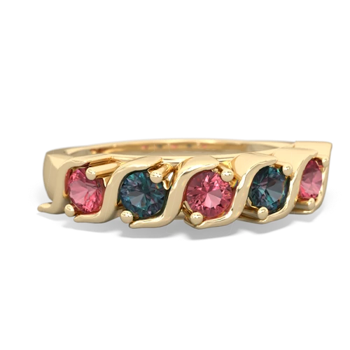 tourmaline-alexandrite timeless ring