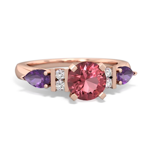 tourmaline-amethyst engagement ring