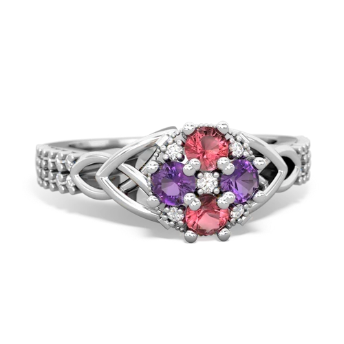 tourmaline-amethyst engagement ring