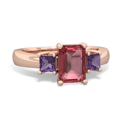 tourmaline-amethyst timeless ring