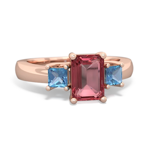 tourmaline-blue topaz timeless ring