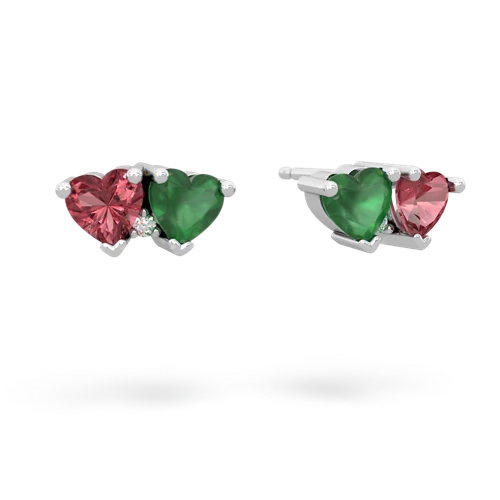 tourmaline-emerald  earrings