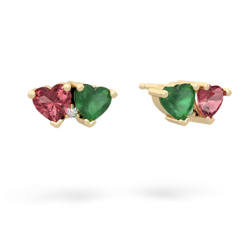 tourmaline-emerald  earrings