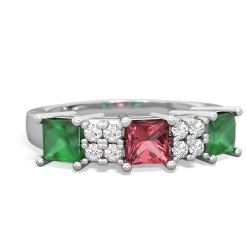 tourmaline-emerald timeless ring