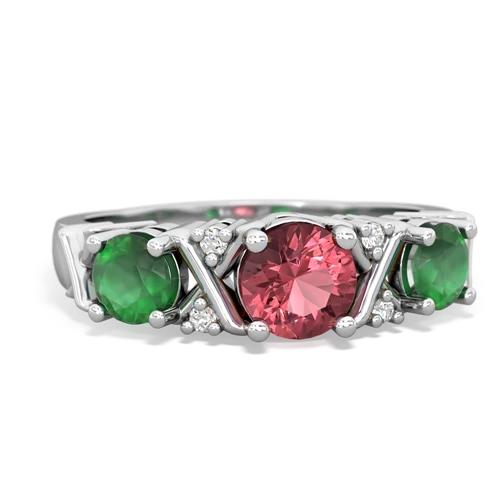 tourmaline-emerald timeless ring