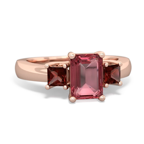 tourmaline-garnet timeless ring