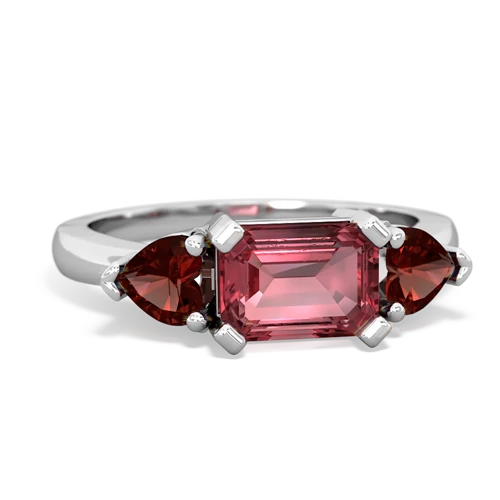 tourmaline-garnet timeless ring