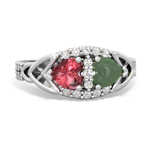 tourmaline-jade keepsake engagement ring