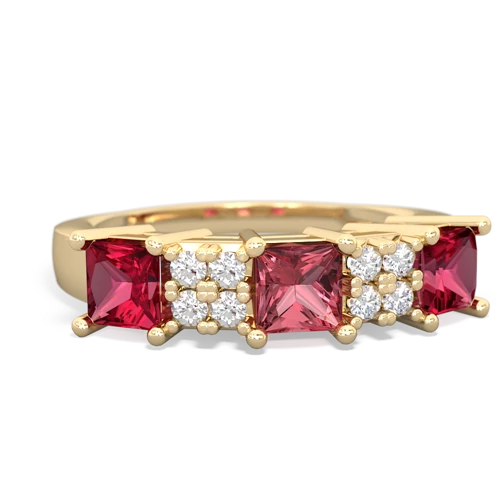 tourmaline-lab ruby timeless ring