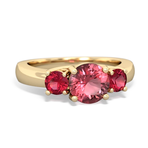 tourmaline-lab ruby timeless ring