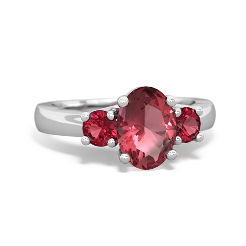 tourmaline-lab ruby timeless ring