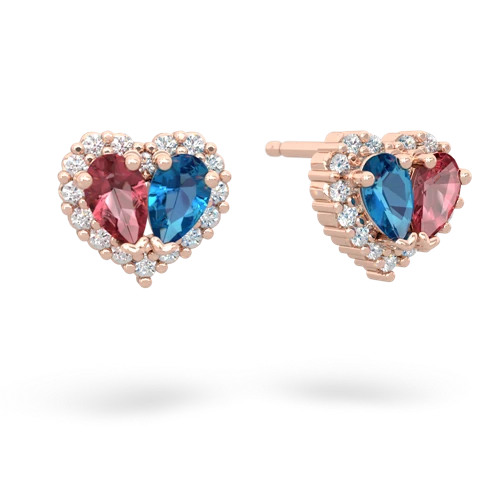tourmaline-london topaz halo-heart earrings