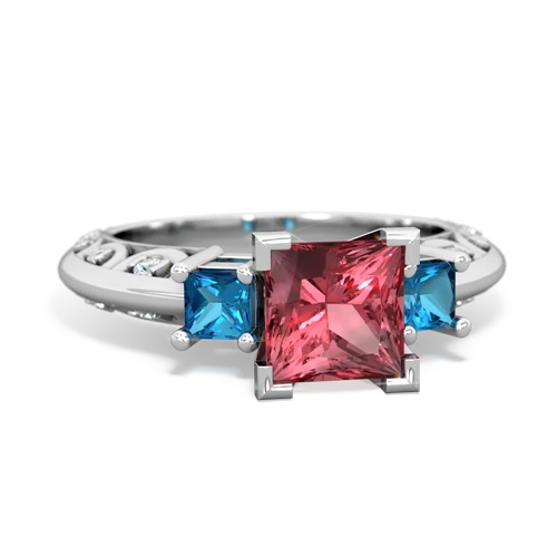 tourmaline-london topaz engagement ring