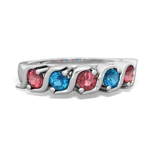 tourmaline-london topaz timeless ring