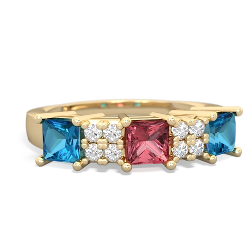 tourmaline-london topaz timeless ring