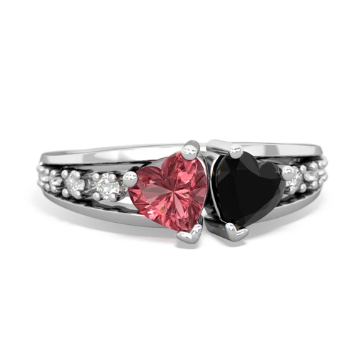 tourmaline-onyx modern ring