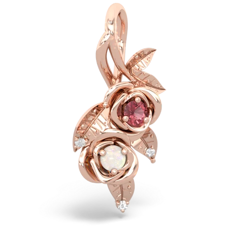 Bayberry Grand & Classic 7 Pink Opal & Pink Tourmaline Bracelet in 14k