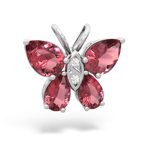 tourmaline butterfly pendant