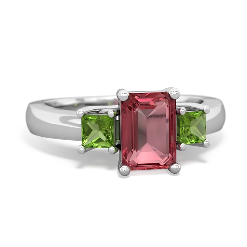 tourmaline-peridot timeless ring