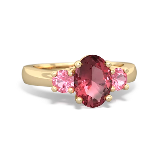 tourmaline-pink sapphire timeless ring