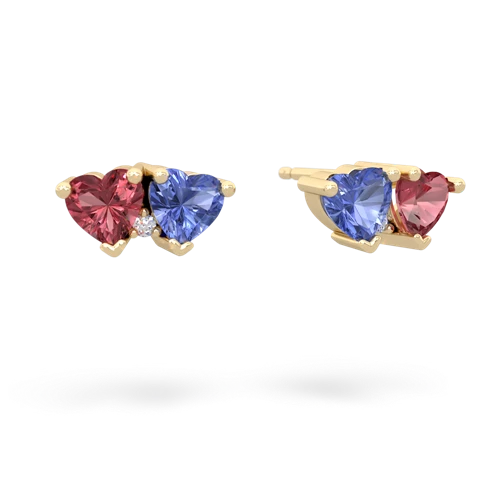 tourmaline-tanzanite  earrings