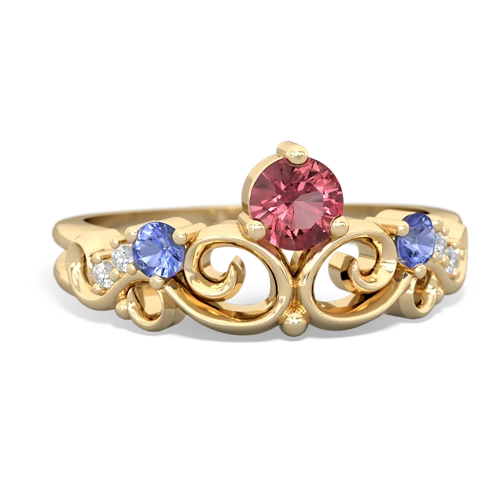 tourmaline-tanzanite crown keepsake ring