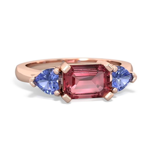 tourmaline-tanzanite timeless ring