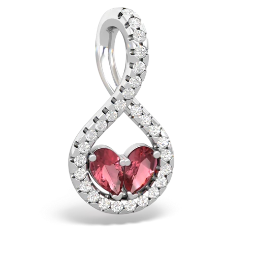 tourmaline-tourmaline pave twist pendant