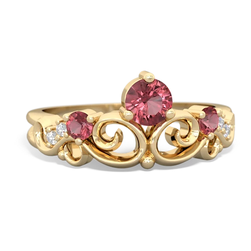 opal-lab ruby crown keepsake ring