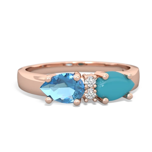 turquoise-blue topaz timeless ring