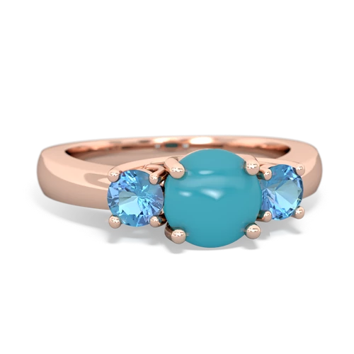 turquoise-blue topaz timeless ring