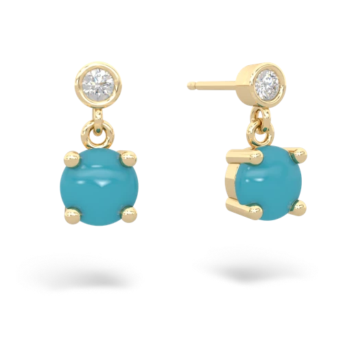 turquoise stud earrings