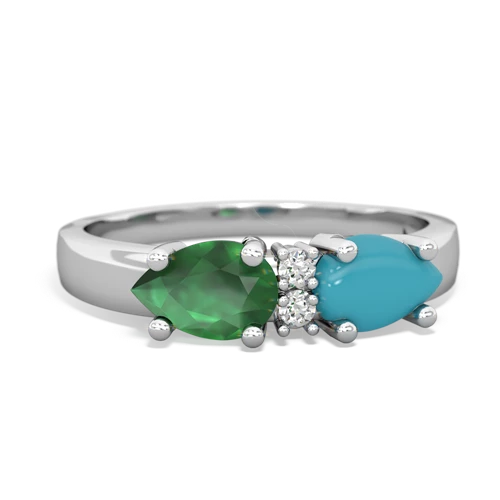 turquoise-emerald timeless ring