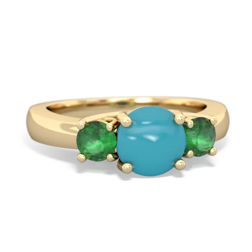 turquoise-emerald timeless ring