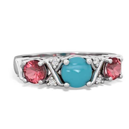 turquoise-tourmaline timeless ring