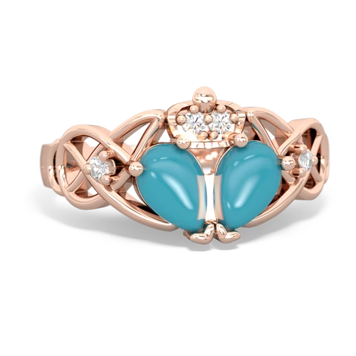 turquoise-turquoise claddagh ring