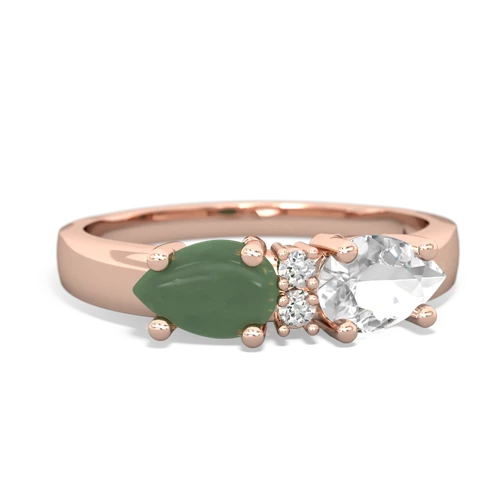 white topaz-jade timeless ring