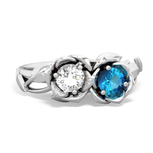 white topaz-london topaz roses ring