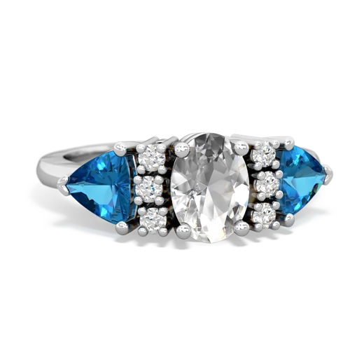 white topaz-london topaz timeless ring