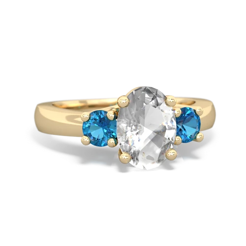 white topaz-london topaz timeless ring