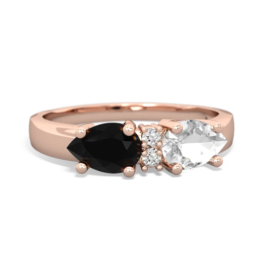 white topaz-onyx timeless ring