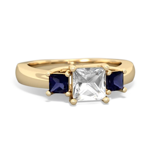 white topaz-sapphire timeless ring