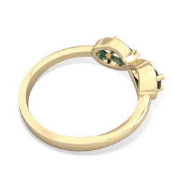 Alexandrite Infinity 14K Yellow Gold ring R5050