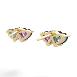 Alexandrite Sweethearts 14K Yellow Gold earrings E5260