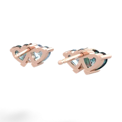 Alexandrite Sweethearts 14K Rose Gold earrings E5260