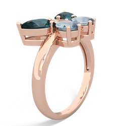 Alexandrite Butterfly 14K Rose Gold ring R2215