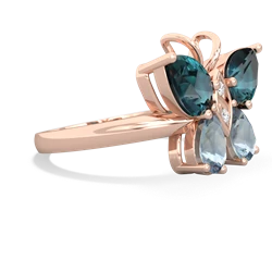 Alexandrite Butterfly 14K Rose Gold ring R2215