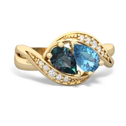 Alexandrite Summer Winds 14K Yellow Gold ring R5342