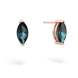 Alexandrite 8X4mm Marquise Stud 14K Rose Gold earrings E1701