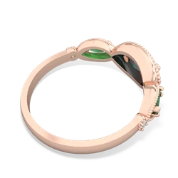 Alexandrite Milgrain Marquise 14K Rose Gold ring R5700